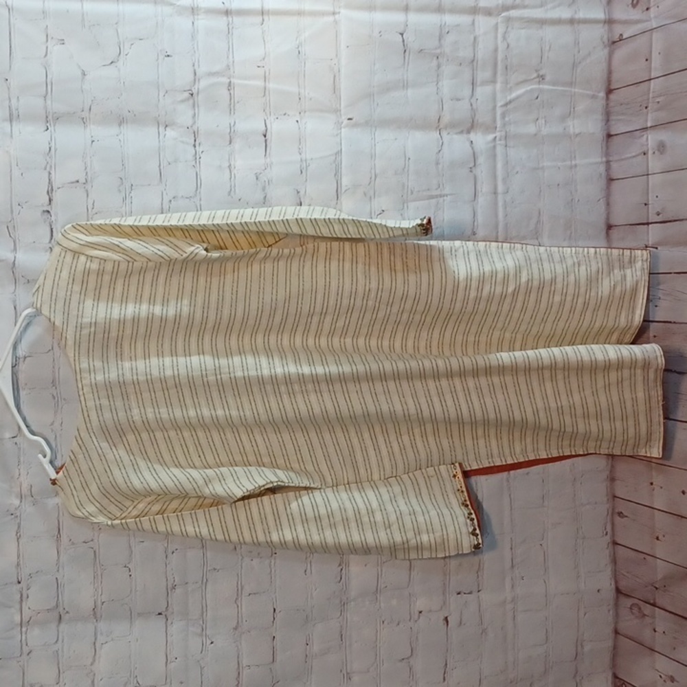 Natural‎ Cotten Hand Crafted  Dress / Tunic  L Brand New - Picture 3 of 5